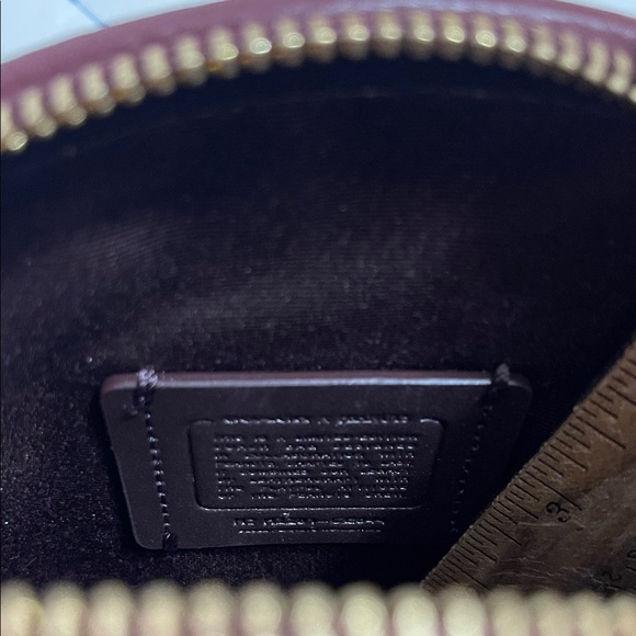 Coach Maroon Crossbody Bag with Snoopy Graphic - Picture 14 of 14